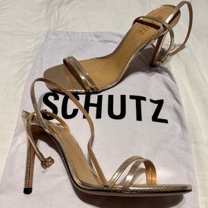 Schutz Altina embossed-leather sandal